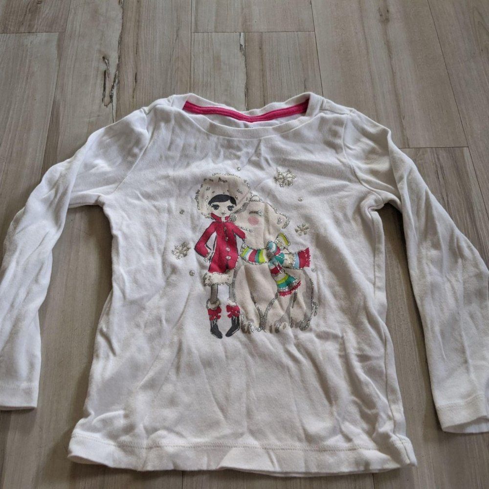 Gymboree girl‎ long sleeve shirt top for polar bear